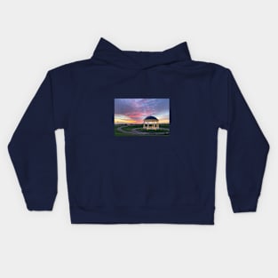 January daybreak over the Blyth bandstand Kids Hoodie